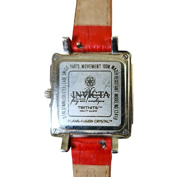 Invicta Women’s Wildflower Collection Square Tank Quartz Watch, Model 12410 - Picture 6 of 11